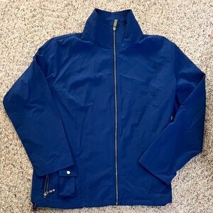 Blue Zip-Up Jacket Zenergy by Chico’s